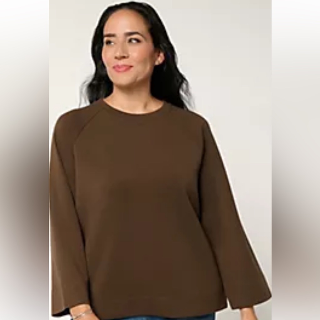 Martha Stewart Signature Dark Brown Top Nwot Sz:1x